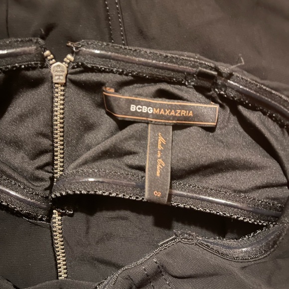 BCBGMAXAZRIA strapless fitted mini dress size US 2 - Picture 2 of 4